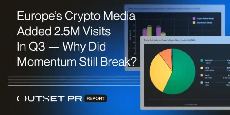 5 countries dominate Europe’s crypto media traffic in Q3