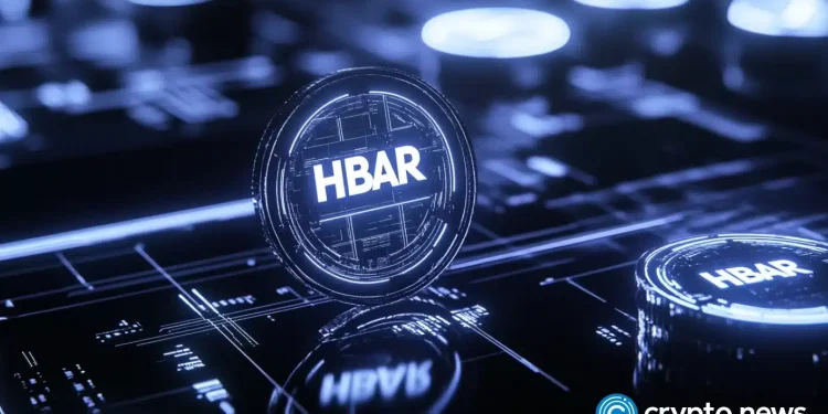 HBAR price retests fibonacci support as bullish volume builds
