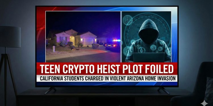 Teen Crypto Heist Plot: California Students Charged in Violent Arizona Home Invasion