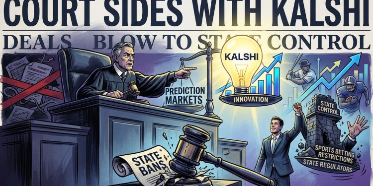 Court Sides With Kalshi, Deals Blow to State Control Over Sports Prediction Markets缩略图 kalshi prediction market