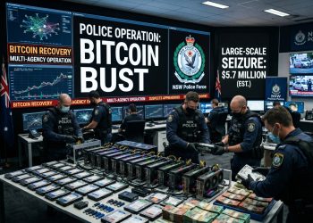 NSW Police Pull Off One of Australia’s Largest Bitcoin Busts in History 