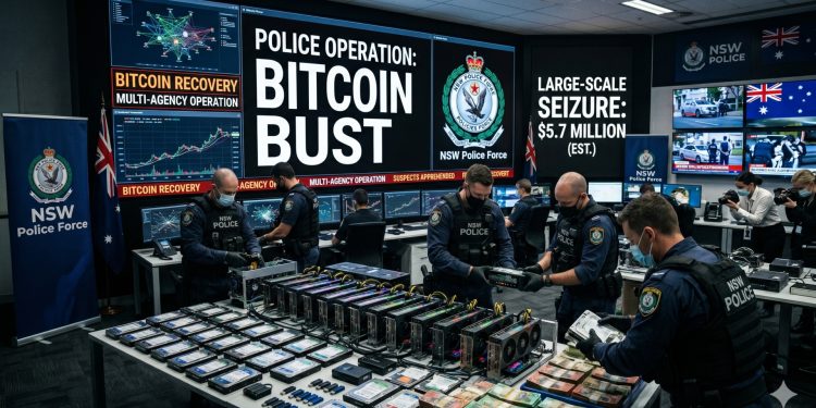 NSW Police Pull Off One of Australia’s Largest Bitcoin Busts in History 