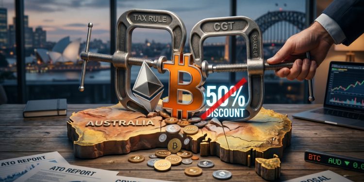 Australia Eyes Crypto Tax Shake-Up as CGT Discount Changes Loom