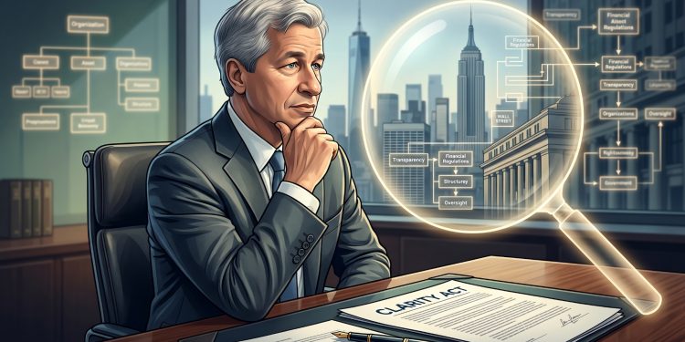 Dimon Declares War on Crypto Bill, Slams Coinbase CEO as Senate Vote Looms缩略图 jamie dimon clarity act