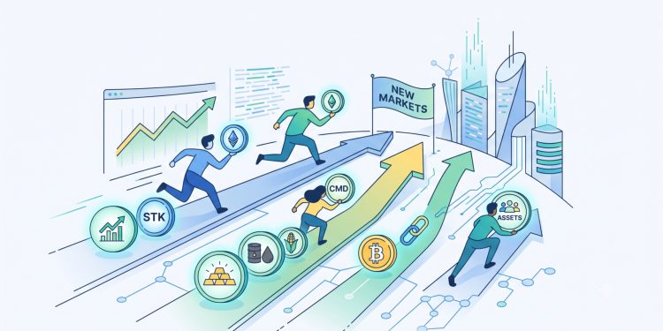 Crypto Exchanges Race into Tokenised Stocks and Commodities as Competition Intensifies 